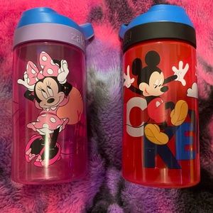 Zak!  Micky and Minnie Water Bottles